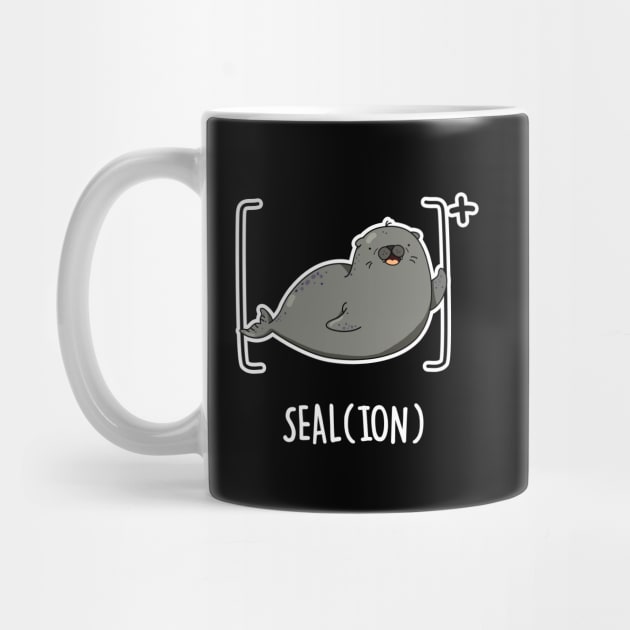 Seal Ion Cute Sea Lion Pun by punnybone